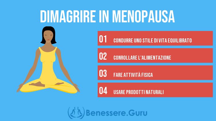 consigli utili su come dimagrire in menopausa 